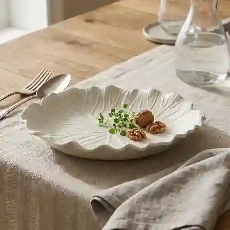 Resim Lucky Art Lefora Porselen Tabak 29Cm