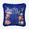 Resim Chiara Alessi Magic Garden Lacivert Yastık 45x45cm &Chiara Alessi&