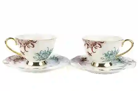 Resim Mikasa Moor Fleur Beyaz 2'li Çay Fincanı Seti 200cc