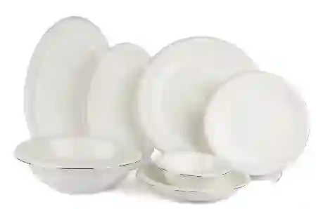 Resim Mikasa Moor Silver Lines 27 Parça Yemek Takımı