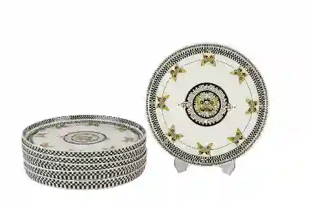 Resim Monarch Siyh Beyz 6lı Tatlı Tabağı 19cm