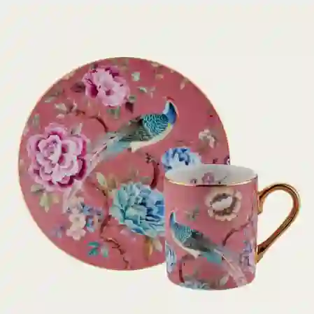 Resim 90 CC 6'LI KAHVE FİNCANI PEMBE