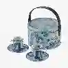 Resim Chiara Alessi Fontana Mavi Porselen Kahve Fincanı 120 Ml