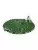 Resim Kuşlu Yeşil Sunum Tabağı 33 cm
