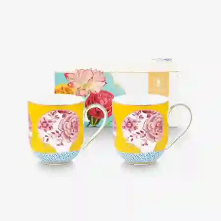 Resim Royal Sarı ikili Küçük Mug Seti