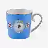 Resim Love Birds Mavi Madalyon Desenli Mug 250 ml