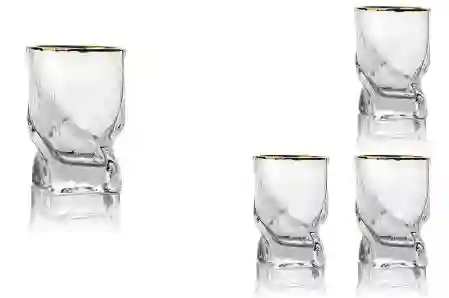 Resim Mikasa Moor Twist Gold 4lü Meşrubat Bardağı 280ml