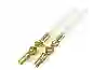 Resim Mikasa Moor Gold Beyaz 2li Mum 30cm