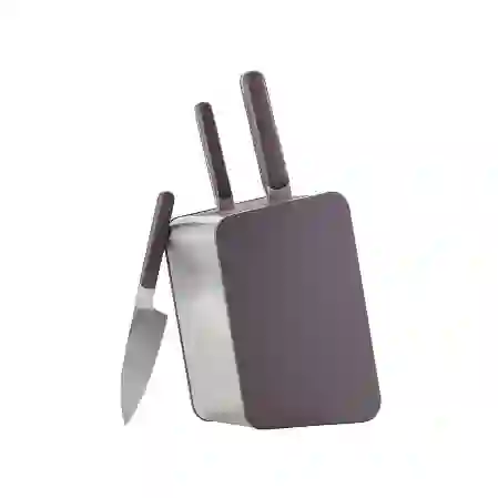 Resim Berghoff Home Elements Dikdörtgen Bıçak Bloğu Peppercorn