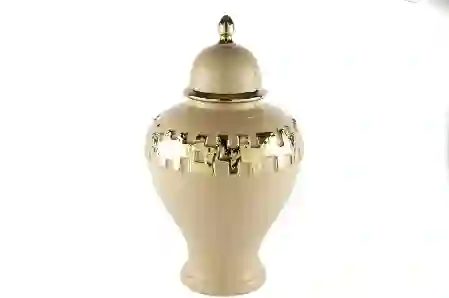 Resim Mikasa Moor Gold Şeritli Somon Küp 27x27x46cm