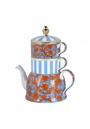 Resim Zeflora Bone 3Lu Çay Setı
