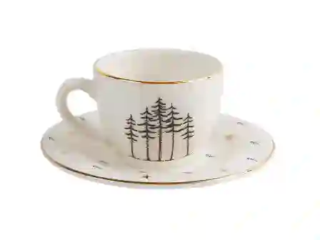 Resim Porland Forest Tabaklı Kahve Fincanı 85Cc 04Lfh000459