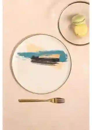 Resim Porland Dash Düz Pasta Tabağı 21Cm 04Alm007904