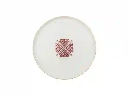 Resim Porland Arabesque Desen Düz Tabak 21Cm 04Alm005999