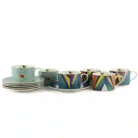 Resim Mikasa Moor Billow 6lı Çay Fincanı Seti 220cc