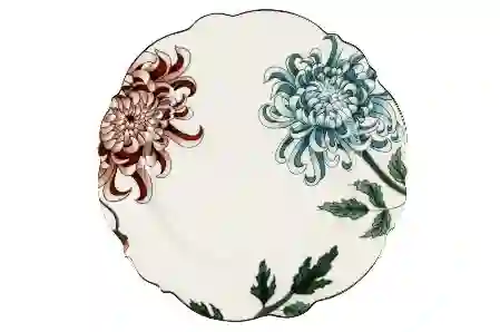 Resim Mikasa Moor Fleur Beyaz 6'lı Servis Tabağı 27cm