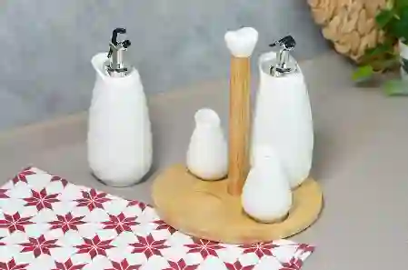 Resim Paçi Lucy 4'lü Standlı Yağlık Sirkelik - 102026