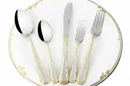 Resim Mikasa Moor Classico Gold 30 Parça Çatal Kaşık Bıçak Seti