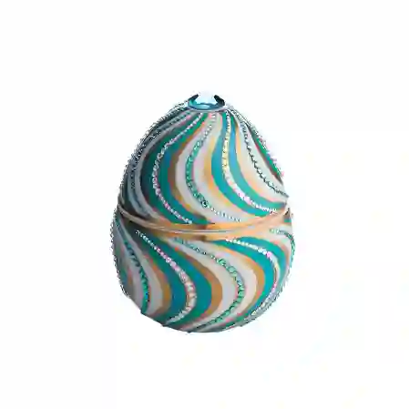 Resim Ladenac Milano Bois de Roussie Spiral Mavi Mum 200 gr