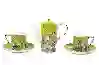 Resim Mikasa Moor Garden Yeşil 2'li Duble Kahve Seti ve Demlik 200CC