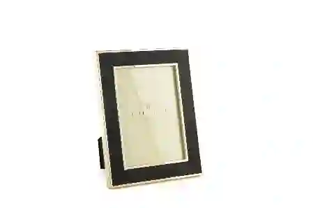 Resim Mikasa Moor Gold Kenarlı Siyah Kumaş Çerçeve 13X18Cm