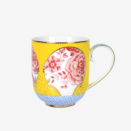 Resim Pip Studio Royal Sarı Porselen Kupa 325ml