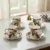 Resim Lucky Art Velora Bone 4Lu Kahve Fıncanı Setı 100Cc