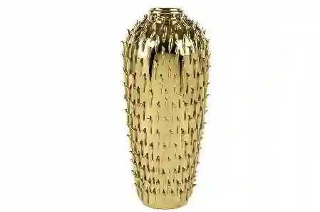Resim Gold Tırtıklı Vazo 18x18x46cm