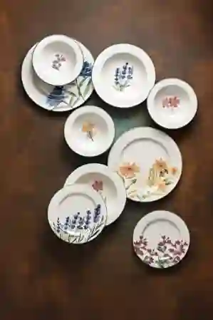 Resim Porser New Flower Garden Yemek Takımı 6 Kişilik 24 Parça