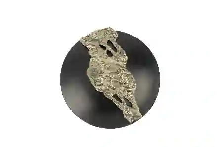 Resim Siyah Gold Kçk Metal Duvar Dekoru 33cm