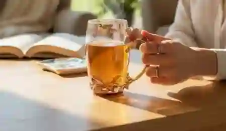 Resim Roy King Metalli Cam Kupa