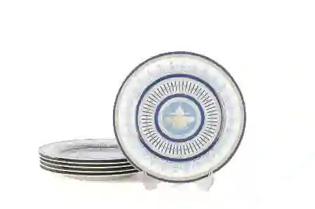 Resim Blue Harmony 6Lı Tatlı Tabağı !9 Cm