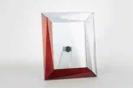 Resim Mikasa Moor Kristal Kırmızı Füme Çerçeve 25X21Cm