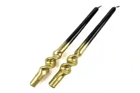 Resim Mikasa Moor Gold Siyah 2li Mum 30cm