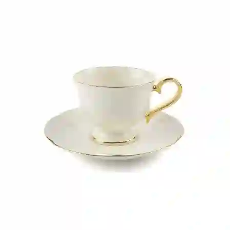 Resim Naive Gold 6lı Çay Fincanı Seti 220ml