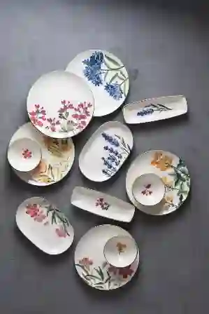 Resim Porser New Flower Garden Kahvaltı Takımı 6 Kişilik 14 Parça