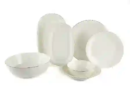 Resim Mikasa Moor Gold Cross 27 parça Yemek takımı