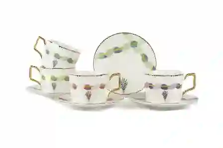 Resim Mikasa Moor Lavander 4lü Çay Fincanı Seti 200cc