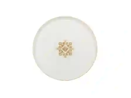 Resim Porland Arabesque Desen Düz Tabak 21Cm 04Alm005995