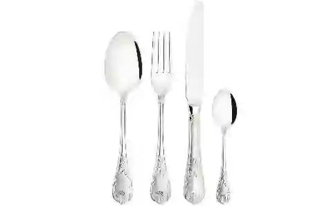 Resim Bugatti King Parlak Gümüş 24 Parça ÇKB Seti