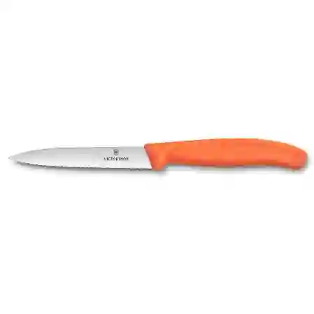 Resim Victorinox Swıssclassıc Soymabıçağı Tırtıklı10Cm,Turuncu