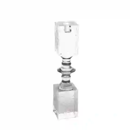 Resim Mikasa Moor Kristal Gri Şeffaf Mumluk 6X6X30Cm