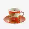 Resim Chiara Alessi Turuncu Porselen Kahve Fincanı 120 ml &Chiara Alessi&