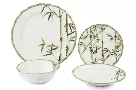 Resim Mikasa Moor Bamboo 24 Parça Yemek Takımı