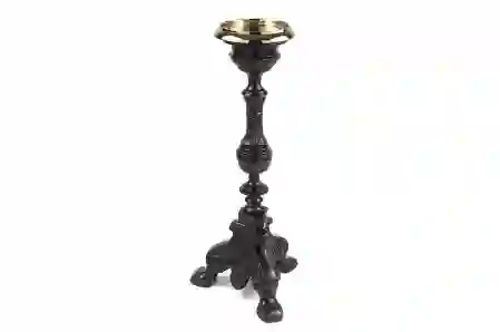 Resim Bronz Siyah Mumluk 21x21x50cm