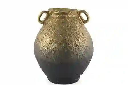 Resim Gri Gold Vazo 30x35cm