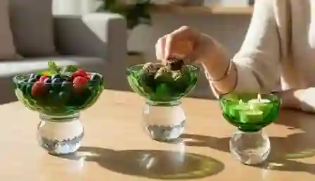 Resim Roy King Kristal Lokumluk Yeşil