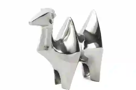 Resim Mikasa Moor Gümüş Deve Dek Obje 31x12x26cm