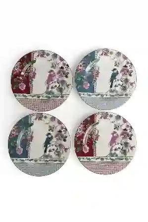 Resim Madelıne Bone 20 Cm 4Lu Tabak Seti