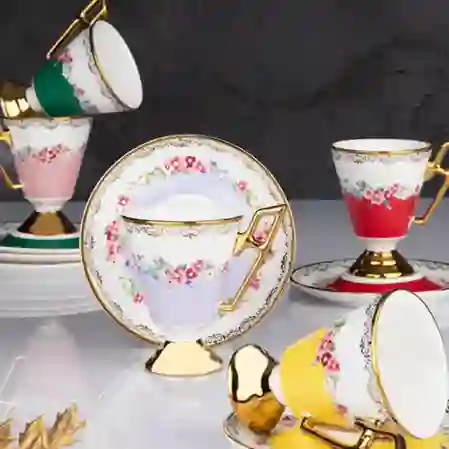 Resim Kosova Valencia 6'lı Kahve Takımı 90cc